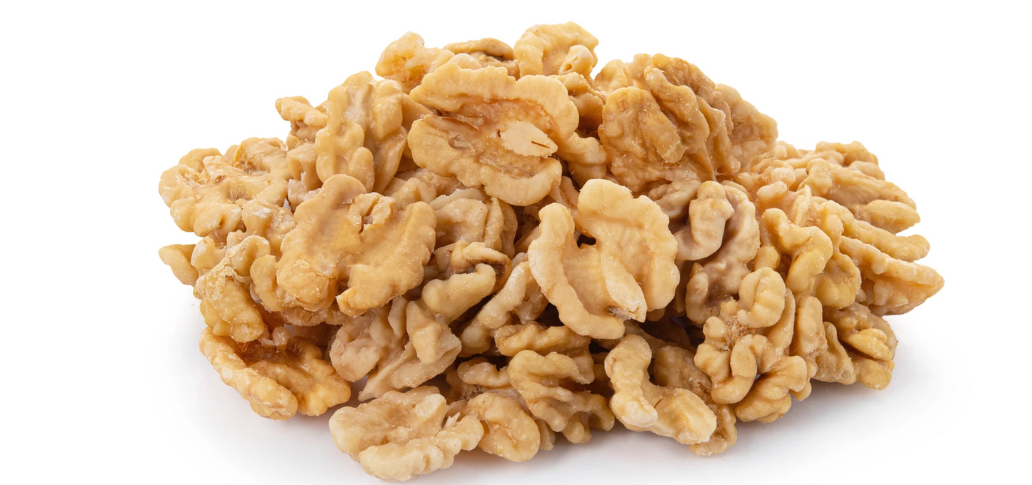 BLANCHED WALNUTS INDULGE IN DELICATE FLAVOR!